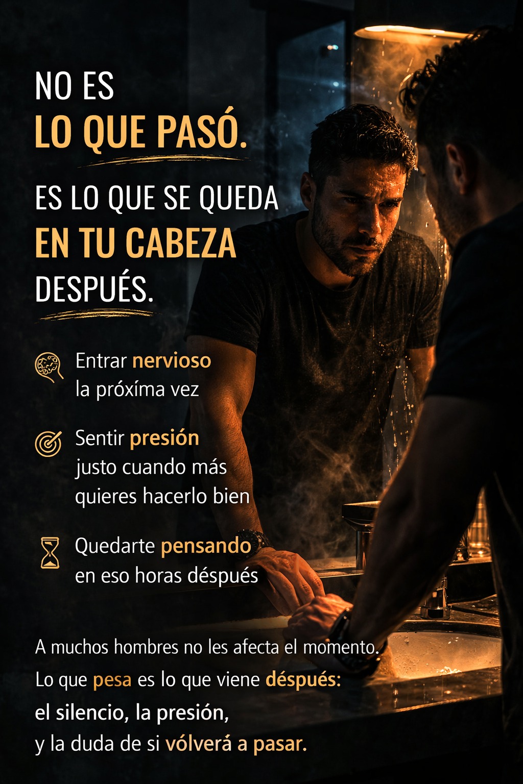 No es lo que pasó. Es lo que se queda en tu cabeza después.